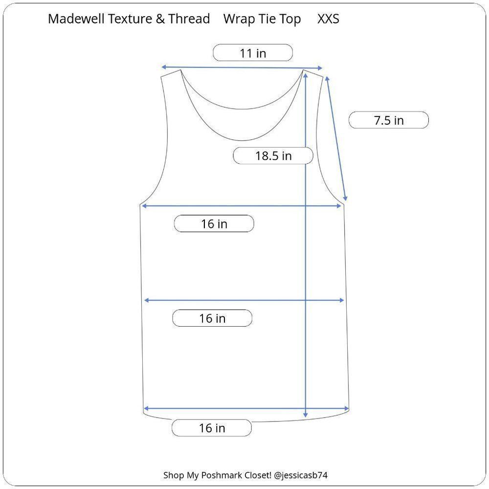 Madewell Texture & Thread Wrap-Tie Top - Picture 7 of 8